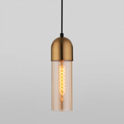 Подвесной светильник Eurosvet 50180/1 янтарный