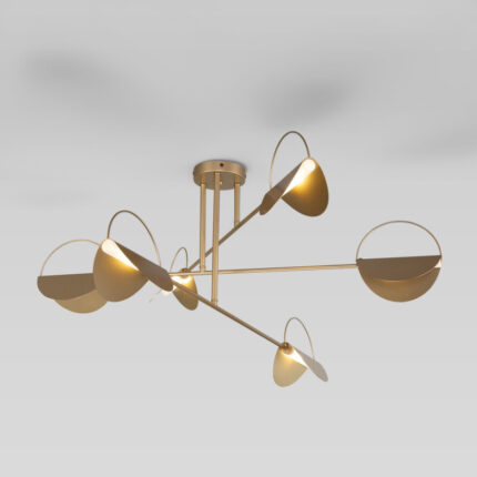 Накладная люстра Eurosvet 70148/6 золото