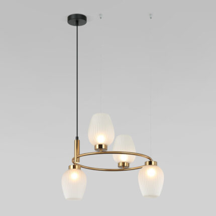 Подвесная люстра Eurosvet 30183/4 латунь